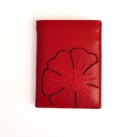 Branco - Damen-Portmonee aus Leder, Modell 22369 Rot
