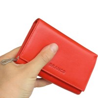 Branco - Portmonee aus feinem Leder, Modell 265 Rot