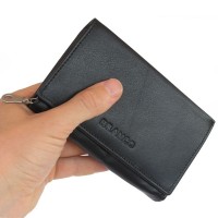 Branco - Portmonee aus feinem Leder, Modell 265 Schwarz