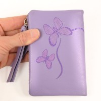 Branco - Damen-Portmonee aus Leder, Modell 51033 Lilac