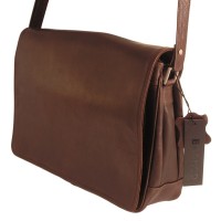 Branco - Umh�ngetasche aus Leder, Modell 5584 Braun