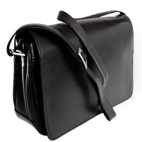 Branco - Umh�ngetasche aus Leder, Modell 5584 Schwarz