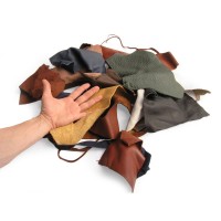 Lederreste, Bastelleder in 1 Handgr��e und gr��er  - prima Qualit�t