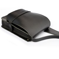 Jahn-Tasche -  kleine Umh�ngetasche Modell 684 Leder, Schwarz