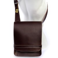 Jahn-Tasche - A4-Umh�ngetasche Hochformat Modell 685 Braun - echt Leder