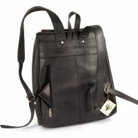 Jahn-Tasche - Laptop Rucksack Modell 711 Schwarz - echt Leder - in top Qualit�t