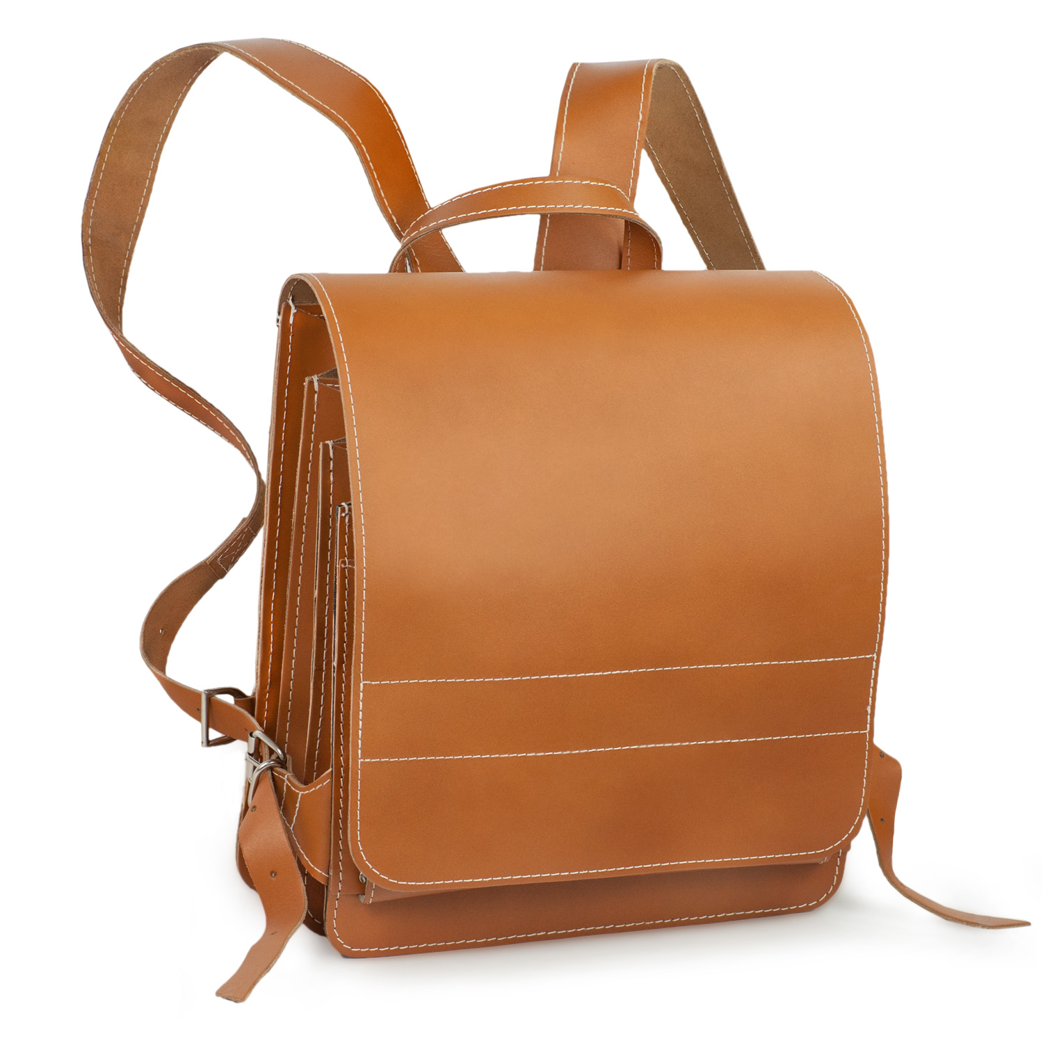 Lehrerrucksack 668 cognac