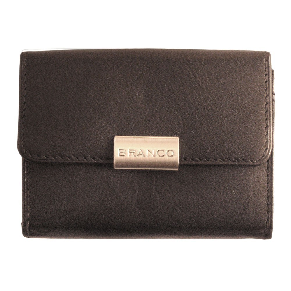 Branco - Leather Purse, Ladies Wallet, Coin Purse, Small Wallet, Model-12032 Black Wallets & Purses