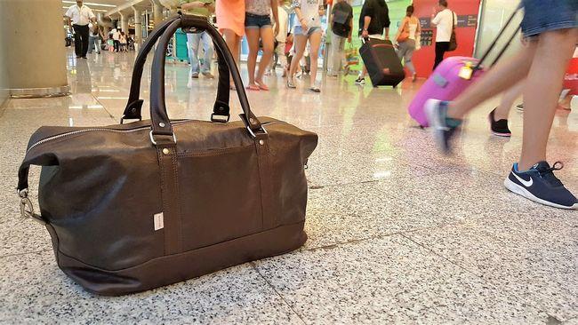 Reisetasche am Airport