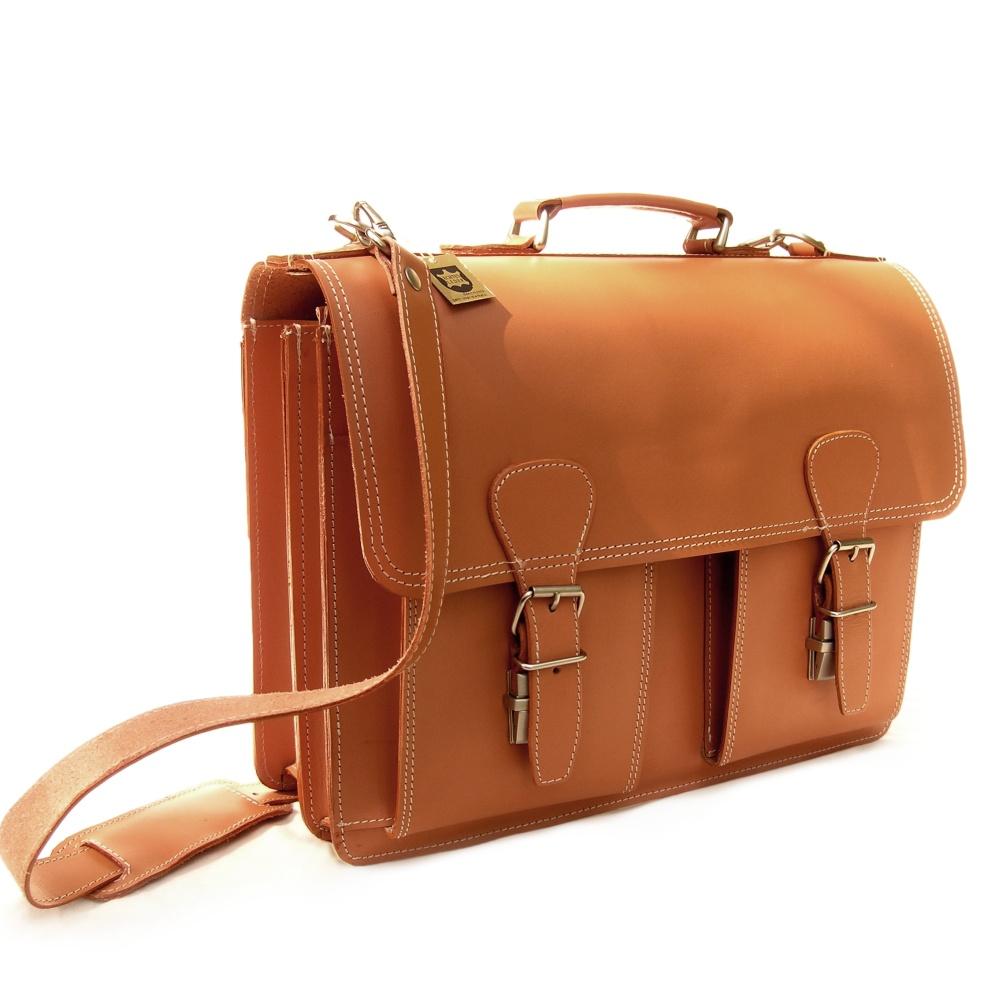 Lehrertasche Hamosons 600 cognac