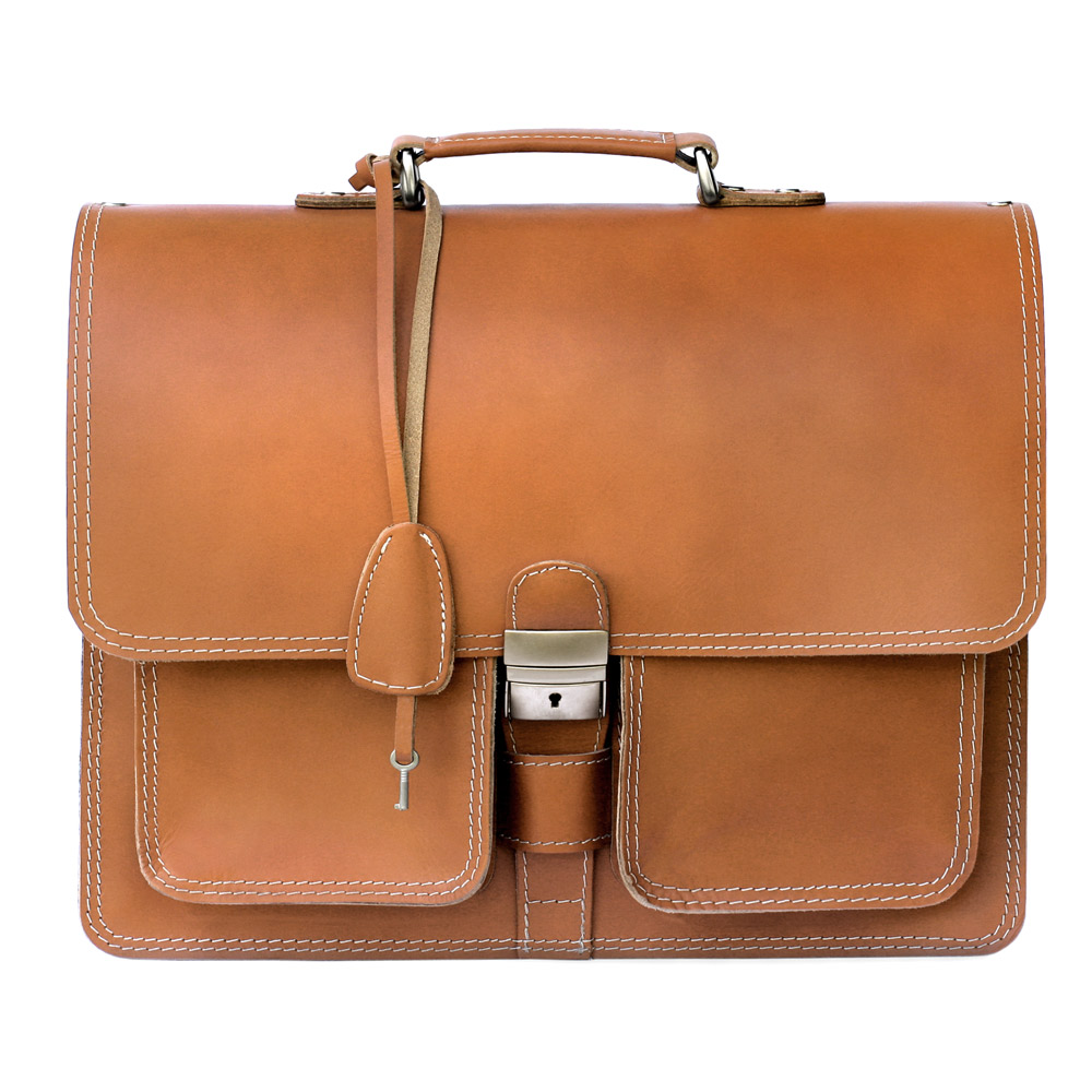 Lehrertasche Hamosons 651cognac